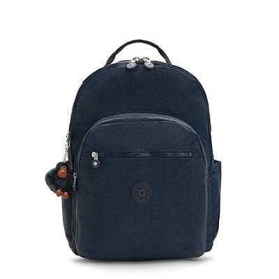 Plecaki Na Laptopa Kipling Seoul Extra Large Niebieskie | PL2062-IAS