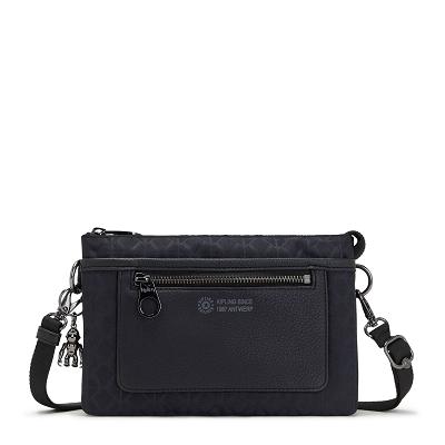 Torebki Listonoszki Kipling Riri Czarne | PL1667-IHS